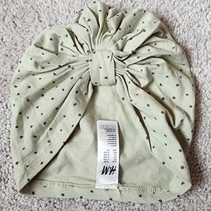 Green Polka Dot Turban